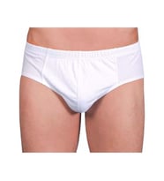 BERRAK 1050 Erkek Slip külot 6'Lı Paket  (Beyaz)