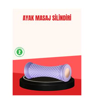 Derin Doku Masaj Silindiri ile Rahatlatıcı Ayak Masajı Keyfi