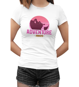 Adventure Sunset Beyaz Kadın Tshirt