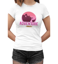 Adventure Sunset Beyaz Kadın Tshirt