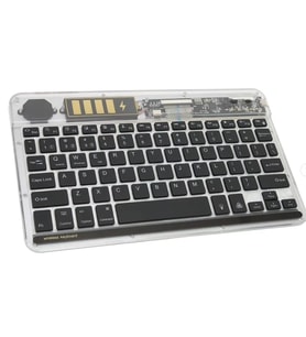 ZR612 Rgb Şeffaf Siyah Bluethooth Klavye