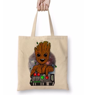 Baby Groot Baby Tree Don't Push Bez Çanta Uzun Saplı