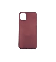 Apple iPhone 11 Pro Uyumlu Kılıf Zore Premier Silikon Kapak (Mürdüm)