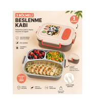 Paslanmaz Çelik Yemek Kabı Sızdırmaz Kapaklı 1000ML