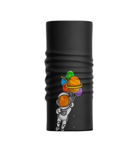 Motobir Baf-Bandana Astronot Çocuk Gezegen Balonlu (Renksiz)