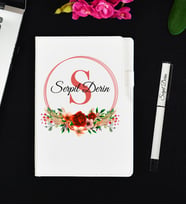 Kişiye Özel Defter ve Roller Kalem Hediye Seti