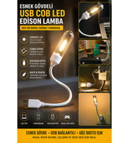 USB LED Kitap Okuma Lambası Esnek USB Masa Lambası Laptop Powerbank Uyumlu Günışığı Gece Işığı