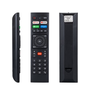 FULLY KL TELENOVA NETFLIX - YOUTUBE - SPOTIFY - PRIME VIDEO TUŞLU SES KOMUTSUZ LCD LED TV KUMANDA B-305K