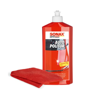 Sonax Süper Parlatıcı Cila 250 ml & SmartTech Mikrofiber Bez Tekli