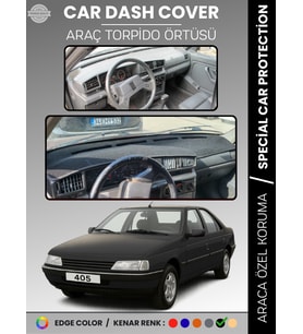 PEUGEOT 405 (1987-1992) Torpido Örtüsü Ön Panel Koruma Tam Uyum UV Koruma Kaymaz Kolay Montaj