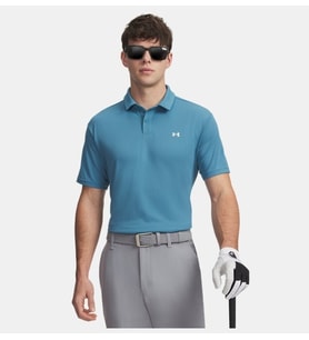UA T2G Pique Polo Boundless Blue