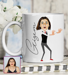Kişiye Özel Karikatür Tasarım Kupa Bardak 95761