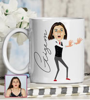 Kişiye Özel Karikatür Tasarım Kupa Bardak 95761