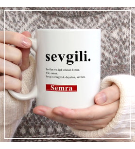 Fotoğraf Baskılı Sevgili Kupa Bardak