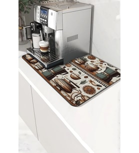 Valerine Life Kahve Makinesi Matı Su Geçirmez Kaymaz Çaycı, Çay Espresso Makine Pad 35x45cm 27240105