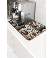 Valerine Life Kahve Makinesi Matı Su Geçirmez Kaymaz Çaycı, Çay Espresso Makine Pad 35x45cm 27240105