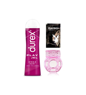 Durex Kiraz Aşkı 50 ml Jel + Penisinize Titreşimli Halka - Penisyüzüğü + Hediye