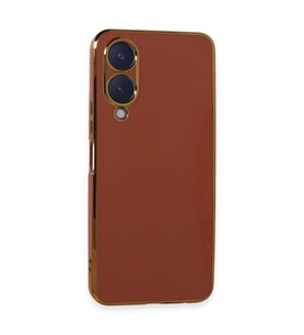 Vivo Y17s Kılıf Volet Silikon - Kırmızı