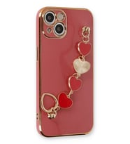 Durukar® iPhone 14 Plus Kılıf Esila Silikon - Kırmızı