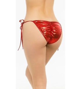 Mulvxbrf Brf02 Aşk Kırmızısı Yandan Bağlamalı String - Külot (Mulvix)