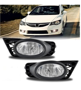 Honda Civic Sis Lambası Sağ Sol Set Kapaklı Ampullu 2009-2011
