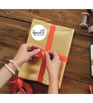 Bu Mutluluk Senin İçin 5 cm Yuvarlak yapışkanlı Sticker
