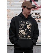 Post Malone Rapper Baskılı Unisex Oversize Şarkıcı Hoodie