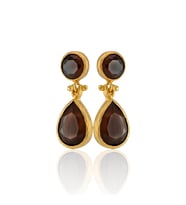 Kadir Jewellery 22 Ayar Altın Kaplama Vintage Küpe -El İşçiliği Ve Hipoalerjenik Küpe