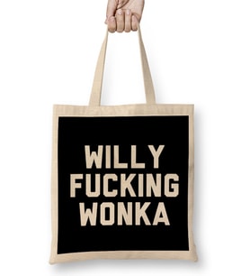 Willy Fucking Wonka Bez Çanta Uzun Saplı