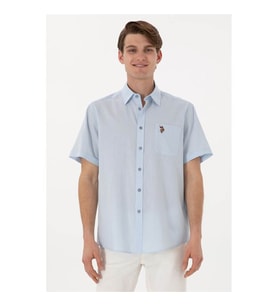 U.S. Polo Assn. Elfy025Y Açık Mavi Erkek Gömlek 2082772