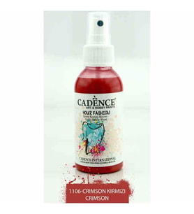 Cadence Your Fashion Sprey Kumaş Boyası 100 ml. 1106 CRIMSON KIRMIZI 