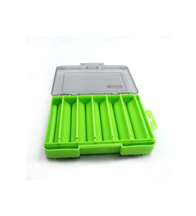 Captain 7221 Green Sahte Balık Kutusu 12 Gözlü 13x9x3.5cm