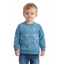 Erkek Çocuk Önü Baskılı Sweatshirt BGL-ST05244 (Aqua)