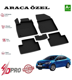 RENAULT TALİANT 4D ARACA ÖZEL PASPAS OMSA 2021 2022 2023 2024 2025