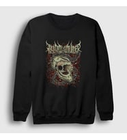 Presmono Unisex Siyah Skull Thy Art Is Murder Sweatshirt 387903tt