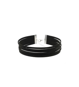 Siyah Renk Kadın Süet Choker