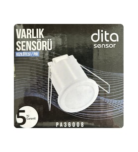 Dita PA36008 Kızılötesi / PIR Sıva Altı 360° Varlık Sensörü