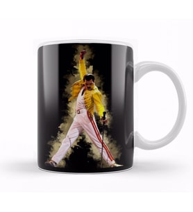 Freddie Mercury Kupa Bardak Porselen