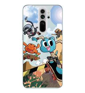 Redmi Note 8 Pro Uyumlu Gumball Tasarımlı Şeffaf Telefon Kılıfı