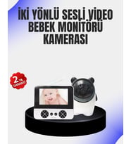 Uzaktan Kontrollü Bebek Kamerası Ninni ve Zoom Özellikli