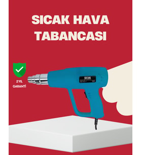Northcity 2 Kademeli Güçlü Sıcak Hava Tabancası 380° – 500° Isı Ayarı