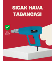 Northcity 2 Kademeli Güçlü Sıcak Hava Tabancası 380° – 500° Isı Ayarı