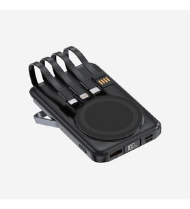 WF27 Led Ekranlı Çoklu Kablolu 10000 mAh Wireless Powerbank