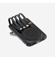 WF27 Led Ekranlı Çoklu Kablolu 10000 mAh Wireless Powerbank