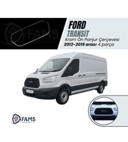 Ford Transit Krom Ön Panjur Çerçevesi 4 Parça 2013-2019 Paslanmaz Çelik