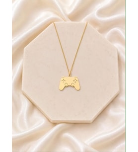Kişiye Özel Oyun Konsol Model Kolye 925K Gümüş (Gold)