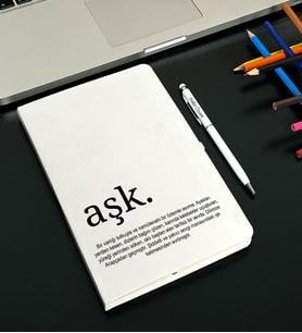 Kişiye Özel Deri Tasarım Defter TS39