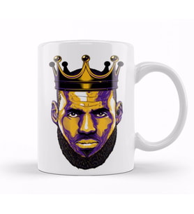 Lebron James The King Kupa Bardak Porselen