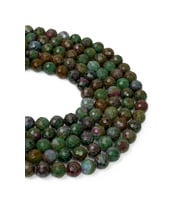 8 MM Faset Kesim Ruby Zoisit (Anyolit) Taşı Dizi (Karışık)