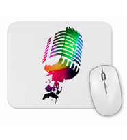 Renkli Mikrofon Müzik Mouse Pad